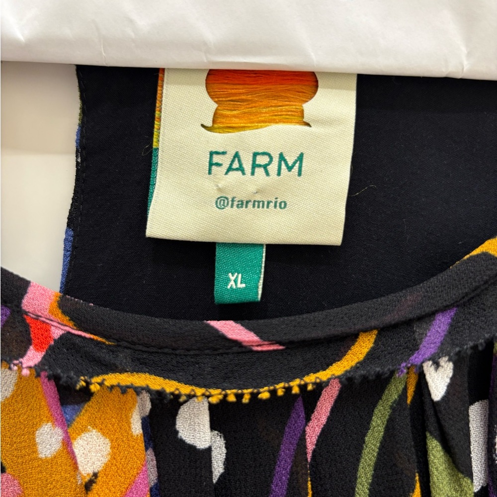 FARM Rio Women's Colorful Abstract Blouse - Picture 4 of 4
